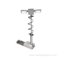 Vehicle roof mounted light tower